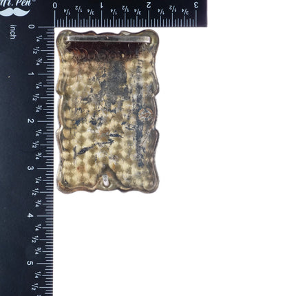 Vintage Frontier Sterling hand engraved square dancers belt buckle - Estate Fresh Austin