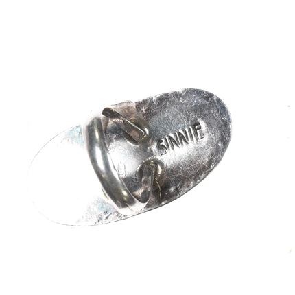 sz7.25 Orville Tsinnie Navajo silver Royston turquoise ring - Estate Fresh Austin