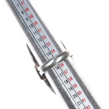 sz7.25 Orville Tsinnie Navajo silver Royston turquoise ring - Estate Fresh Austin