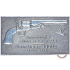 Sterling silver Colt Army 44 Cal belt buckle - Estate Fresh Austin