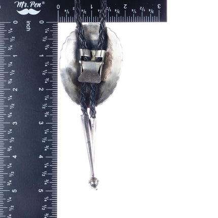 c1980's Navajo sterling/gold filled eagle bolo tie - Estate Fresh Austin