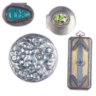 Collection of Antique/vintage sterling silver pill/trinket boxes - Estate Fresh Austin