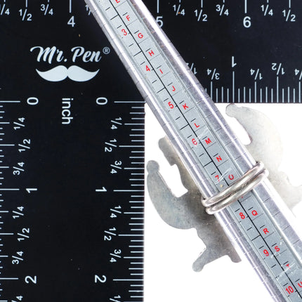 sz7.5 big 50's-60's Big Zuni Knifewing sterling ring - Estate Fresh Austin