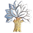 Retired James Avery Sterling/brass tree pin - Estate Fresh Austin
