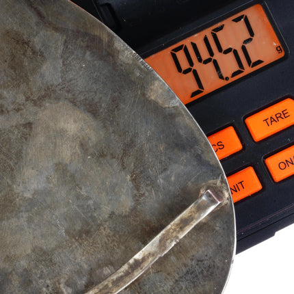 Vintage Navajo sterling/90% silver 1964 Kennedy Half dollar belt buckle - Estate Fresh Austin