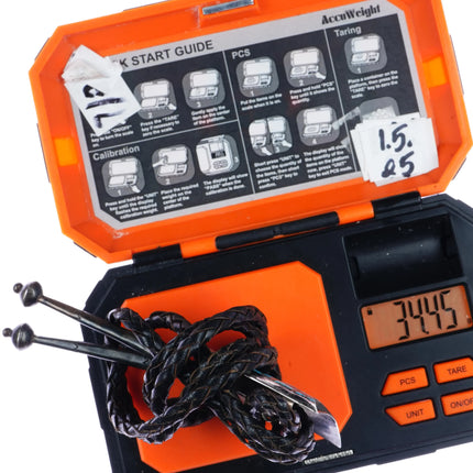 c1960 c-31 Alice Leekya Homer Zuni sterling turquoise fishscale inlay bolo tie - Estate Fresh Austin