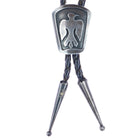 c1950 Navajo silver thunderbird bolo tie - Estate Fresh Austin