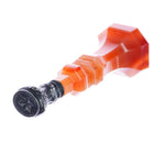 Antique Ornate Sterling banded agate wax seal w/ 6 pointed star - Estate Fresh Austin