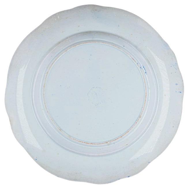 c1830 Adams Dark Blue Staffordshire plate Villa/Cottage possibly historical - Estate Fresh Austin