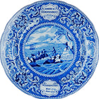 c1830 American Historical Staffordshire US American Independent Plymoth MA plate - Estate Fresh Austin