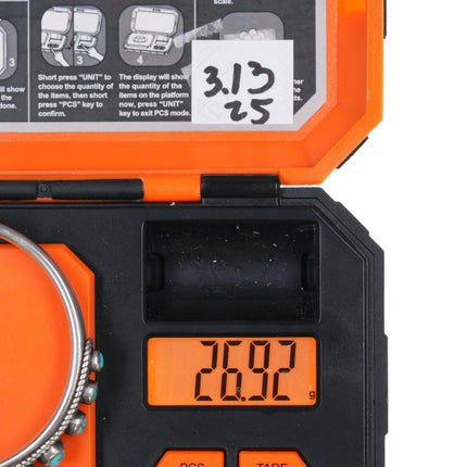 6.625" 20's-30's Sturdy Navajo silver snake eye turquoise row cuff bracelet - Estate Fresh Austin