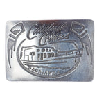 Vintage Navajo overlay Sacajawea Catalyst Cruises sterling belt buckle - Estate Fresh Austin