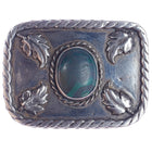 c1970's Southwestern sterling and lapis belt buckle - Estate Fresh Austin