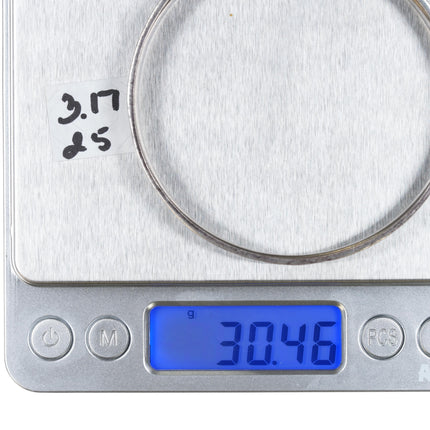 8" Retired James Avery Sterling Exotic Cats bangle bracelet (older) - Estate Fresh Austin