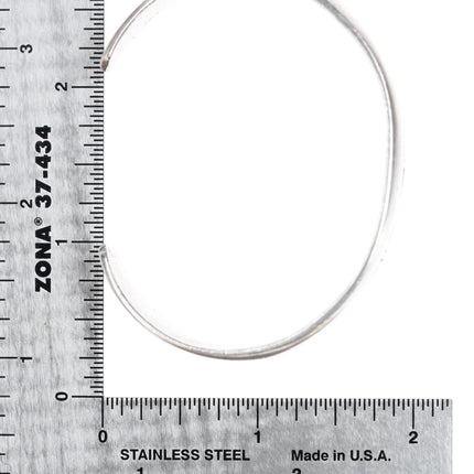 6.5" Vintage zuni silver triangle turquoise channel inlay cuff bracelet - Estate Fresh Austin