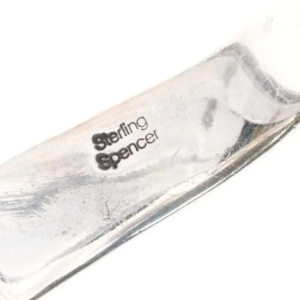 7" Spencer Navajo sterling Overlay style cuff bracelet - Estate Fresh Austin