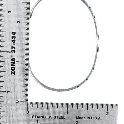 6.375" John Coochyumptewa Hopi 18k/ Sterling bear cuff bracelet overlay style - Estate Fresh Austin