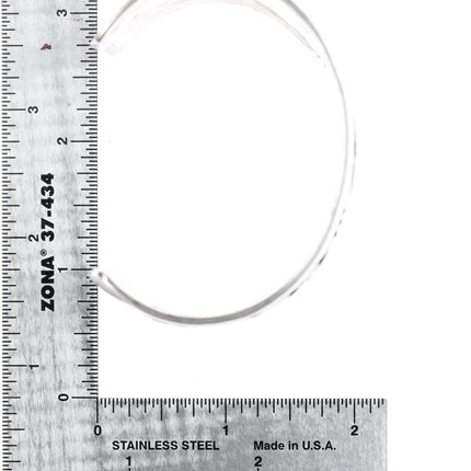 7.25" Manuel Hoyungowa. c:(1953-2011) Hopi overlay cuff bracelet Sterling silver - Estate Fresh Austin