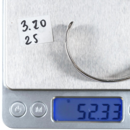 6.75" Beauford Dawahoya (1938-1998) Hopi overlay cuff bracelet sterling silver - Estate Fresh Austin