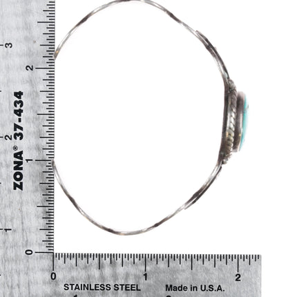 6.5" Vintage RP Navajo sterling and turquoise cuff bracelet - Estate Fresh Austin