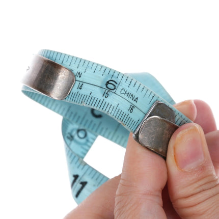 6.5" c1940's Navajo silver heavily stamped cuff bracelet thunderbirds - Estate Fresh Austin