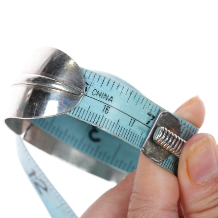 7" Vintage Navajo silver feather cuff bracelet - Estate Fresh Austin