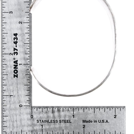 7" c1950's Navajo heavily stamped silver wide band cuff bracelet - Estate Fresh Austin