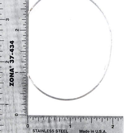 6.75" c1940's UITA22 Dean Kirk Trading Post Navajo silver cuff bracelet - Estate Fresh Austin