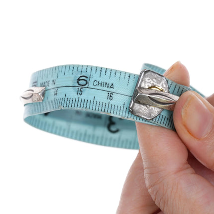 6.5" vintage Navajo heavily stamped carinated silver cuff bracelet - Estate Fresh Austin