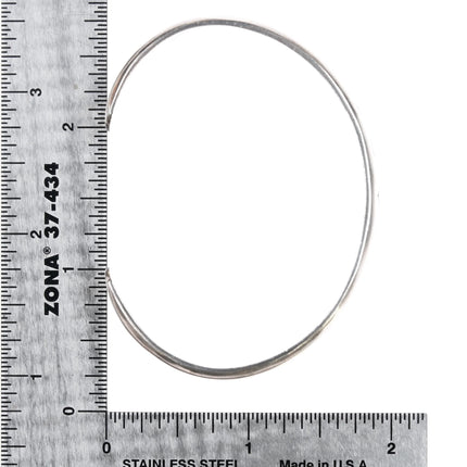 6.375" NS Navajo silver stamped cuff bracelet - Estate Fresh Austin