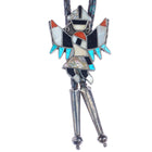 c1960 c-31 Zuni inlay sterling knifewing figural bolo tie - Estate Fresh Austin