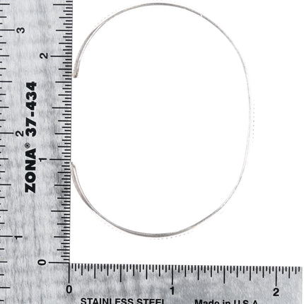 6" Vintage Navajo overlay cuff bracelet sterling silver d - Estate Fresh Austin