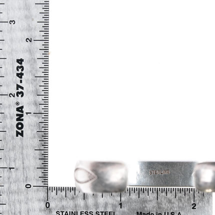 6" Vintage Navajo overlay cuff bracelet sterling silver d - Estate Fresh Austin