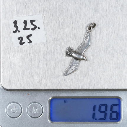 Retired James Avery Seagull charm sterling silver - Estate Fresh Austin