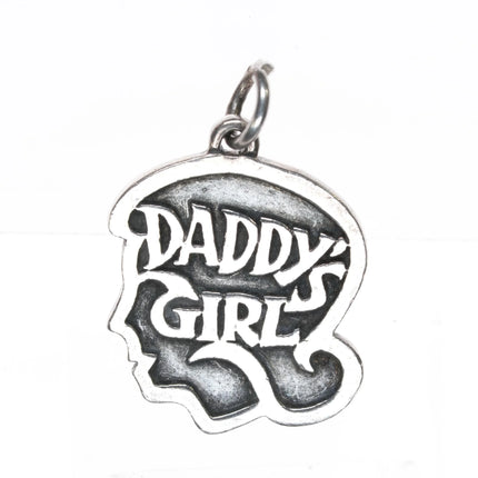 James Avery Daddy's Girl charm sterling silver - Estate Fresh Austin