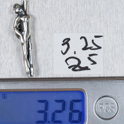 Retired James Avery swimmer charm sterling silver - Estate Fresh Austin