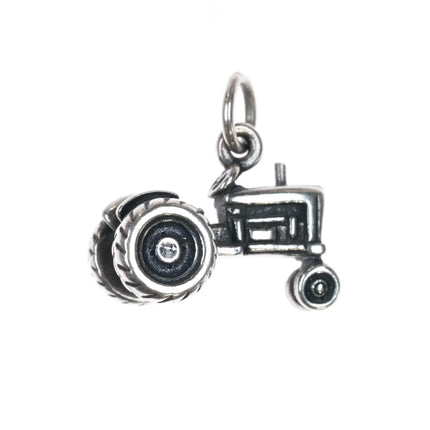 Retired James Avery tractor charm sterling silver - Estate Fresh Austin