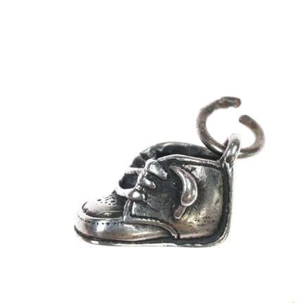 Retired James Avery Baby Shoe charm sterling silver - Estate Fresh Austin