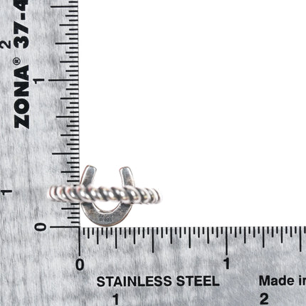 sz5 Retired James Avery horseshoe ring sterling silver - Estate Fresh Austin