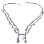 1980's Francis Jones Navajo Rainbow Guardian squash blossom necklace - Estate Fresh Austin