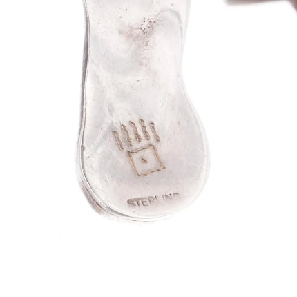 6.25" Gerald (Honwytewa) Lomaventema Hopi Overlay cuff bracelet turquoise/coral - Estate Fresh Austin