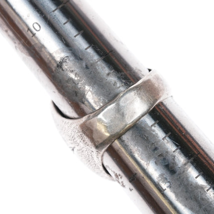 sz12 Harry H Begay Navajo vintage sterling ring w/turquoise - Estate Fresh Austin