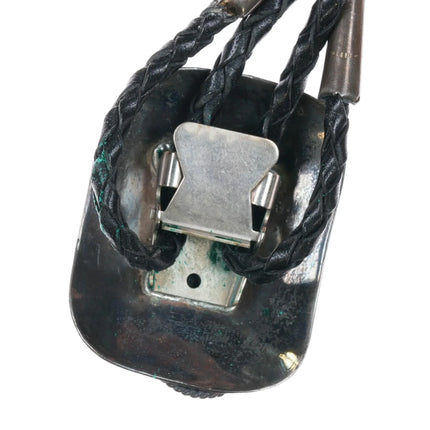 c1980 Navajo sterling silver, turquoise, arrowhead bolo tie - Estate Fresh Austin