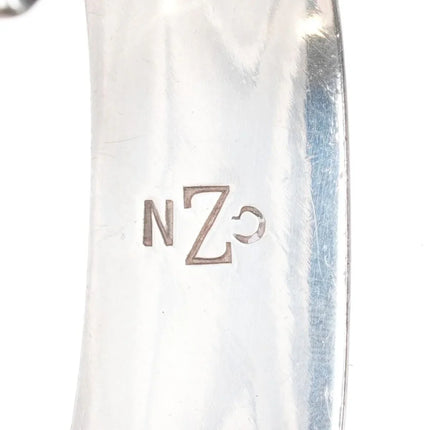 6" Gibson Nez Navajo/Apache sterling - Sugilite, coral, variscite cuff bracelet - Estate Fresh Austin