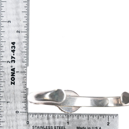 6.25" KCT Sterling amethyst cuff bracelet - Estate Fresh Austin