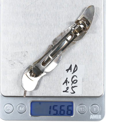 Vintage Navajo sterling silver feather hair barrette - Estate Fresh Austin