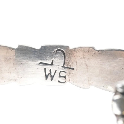 6.25" Wilson Begay Navajo silver and turquoise cuff bracelet - Estate Fresh Austin