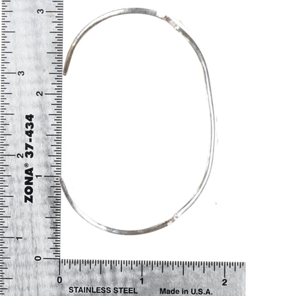 7" Spencer Navajo sterling Overlay style cuff bracelet - Estate Fresh Austin