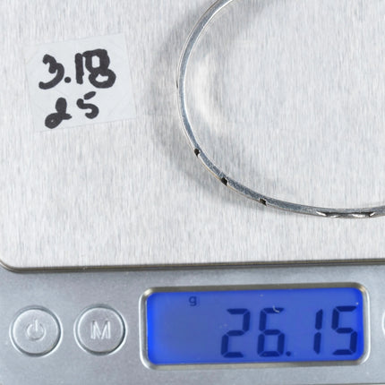 6.375" John Coochyumptewa Hopi 18k/ Sterling bear cuff bracelet overlay style - Estate Fresh Austin