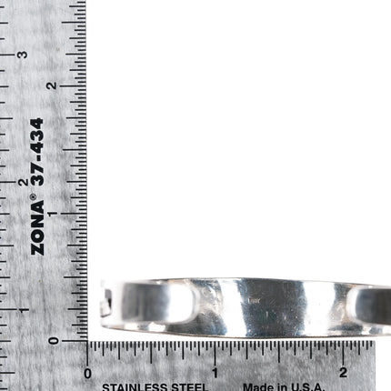 6.25" Jason Takala Hopi 14k/Sterling man in the maze cuff bracelet overlay style - Estate Fresh Austin